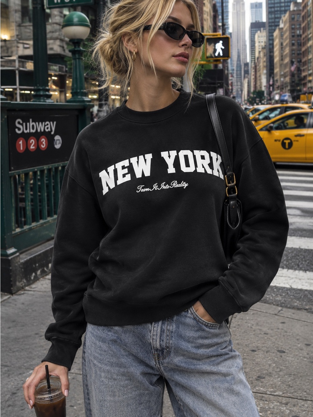 SHEIN NY Sweatshirt